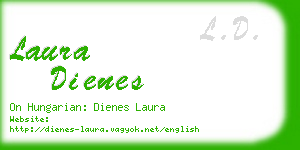 laura dienes business card